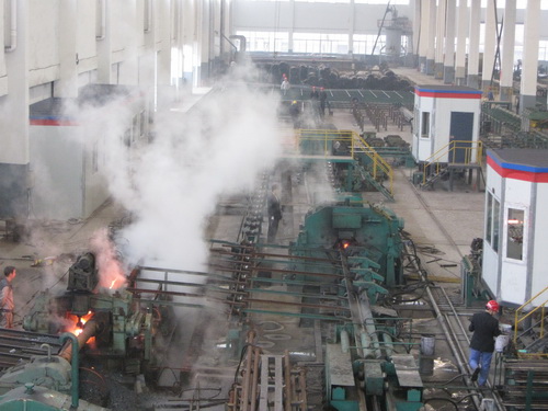 宿州无缝钢管厂家生产车间